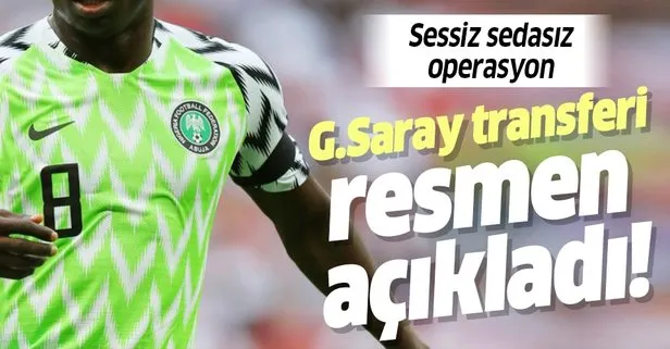 Son dakika: Galatasaray Etebo transferini resmen açıkladı
