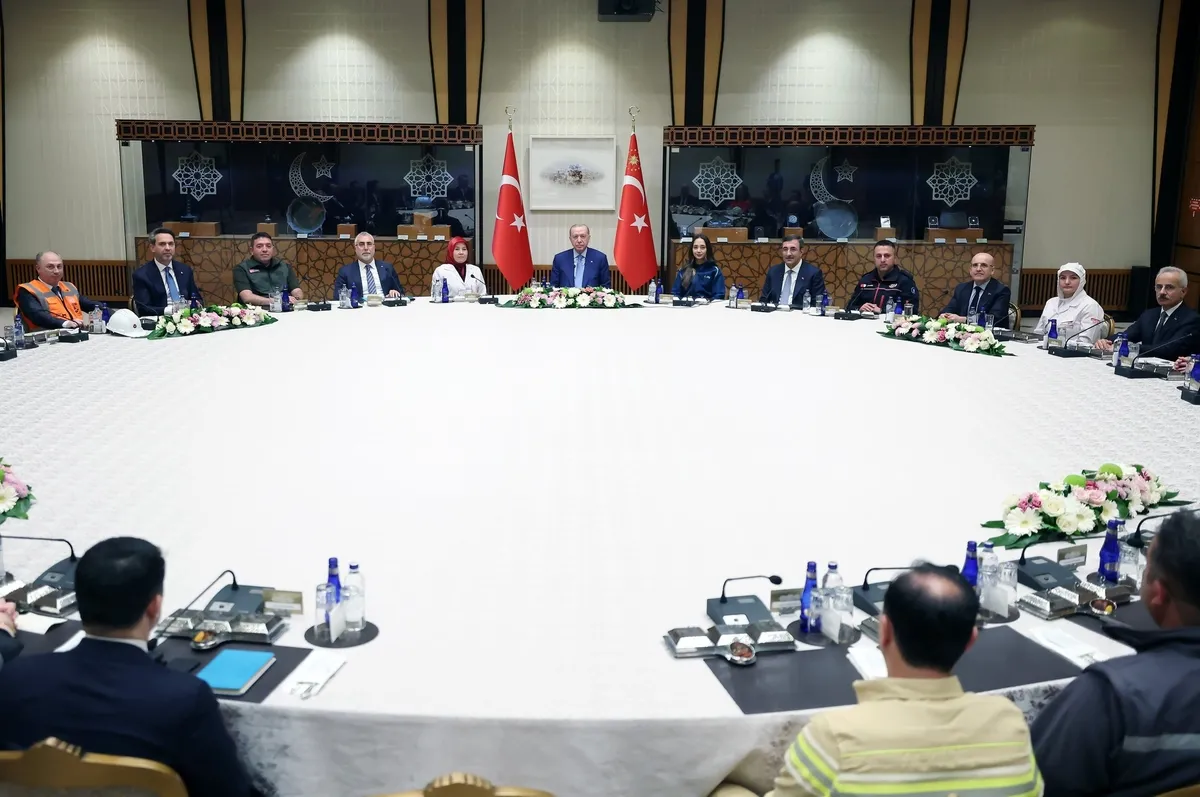 Külliye’de 1 Mayıs buluşması! Başkan Erdoğan: "İşçilerimizin hakkının yenilmesine asla müsaade etmeyiz"-8