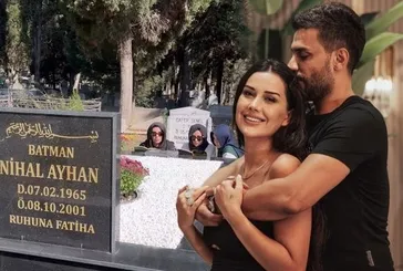 Dilan Polat annesinin mezarını ziyarete gitti! O fotoğraflara eleştiri gecikmedi: "Mezarlıkta bile paylaşım derdinde"