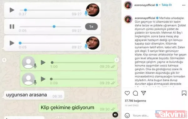 'Göğüslerini açıp...' diye başlayan taciz ifşası 'mesajları ben atmadım'la devam ediyor... Mehmet Ali Erbil ile Ece Ronay arasında sular ısınıyor! - 9