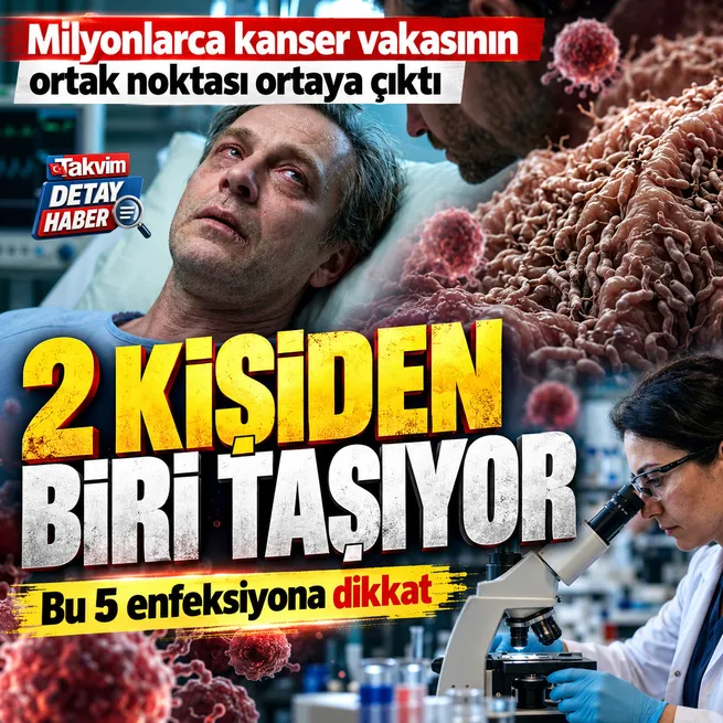 Milyonlarca kanser vakasının ortak noktası ortaya çıktı! 5 enfeksiyon listede