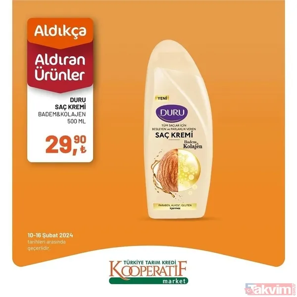 Tarım Kredi market 10-16 Şubat fiyat listesi! 41 üründe dev indirim! Peynir, 94.90 TL, Çay 54.90 TL, 6'lı kağıt havlu 54.90 TL... - 46